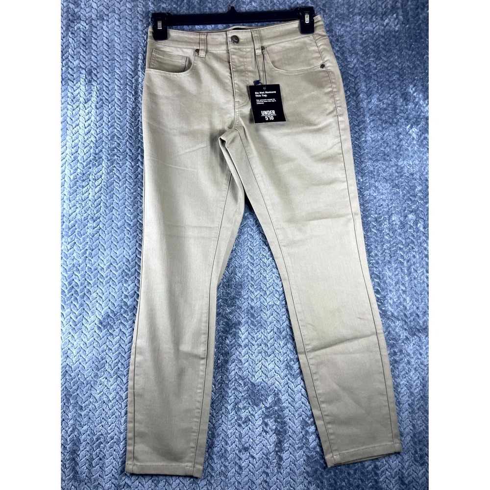 Under 510 Jeans 28/26 Beige Denim Stretch Mid Rise Straight Leg Ankle Pants